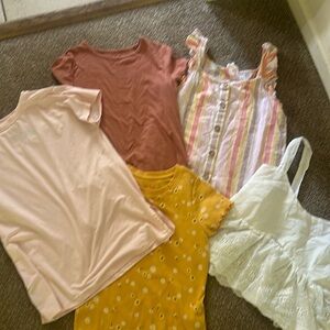 Girls size XL 12-14 summer tops target brand